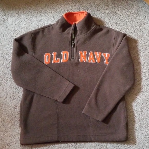 Old Navy Other - Old Navy boys size 5 brown and orange fleece